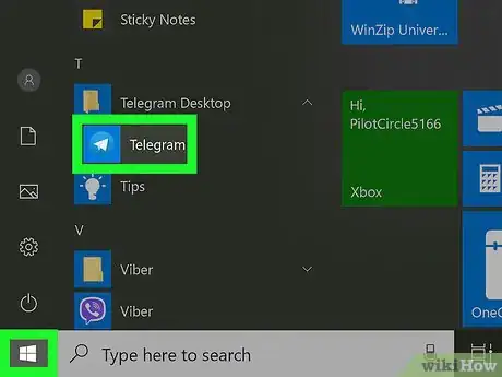 Image titled Enable the "Ask Download Path for Each File" Feature on Telegram for PC Step 1